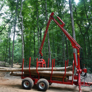 Timber Crane with Trailer